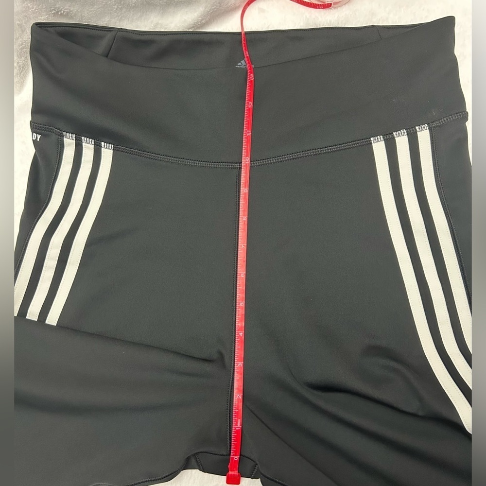 Adidas women’s size large black Y2K full length performance leggings - Picture 7 of 11